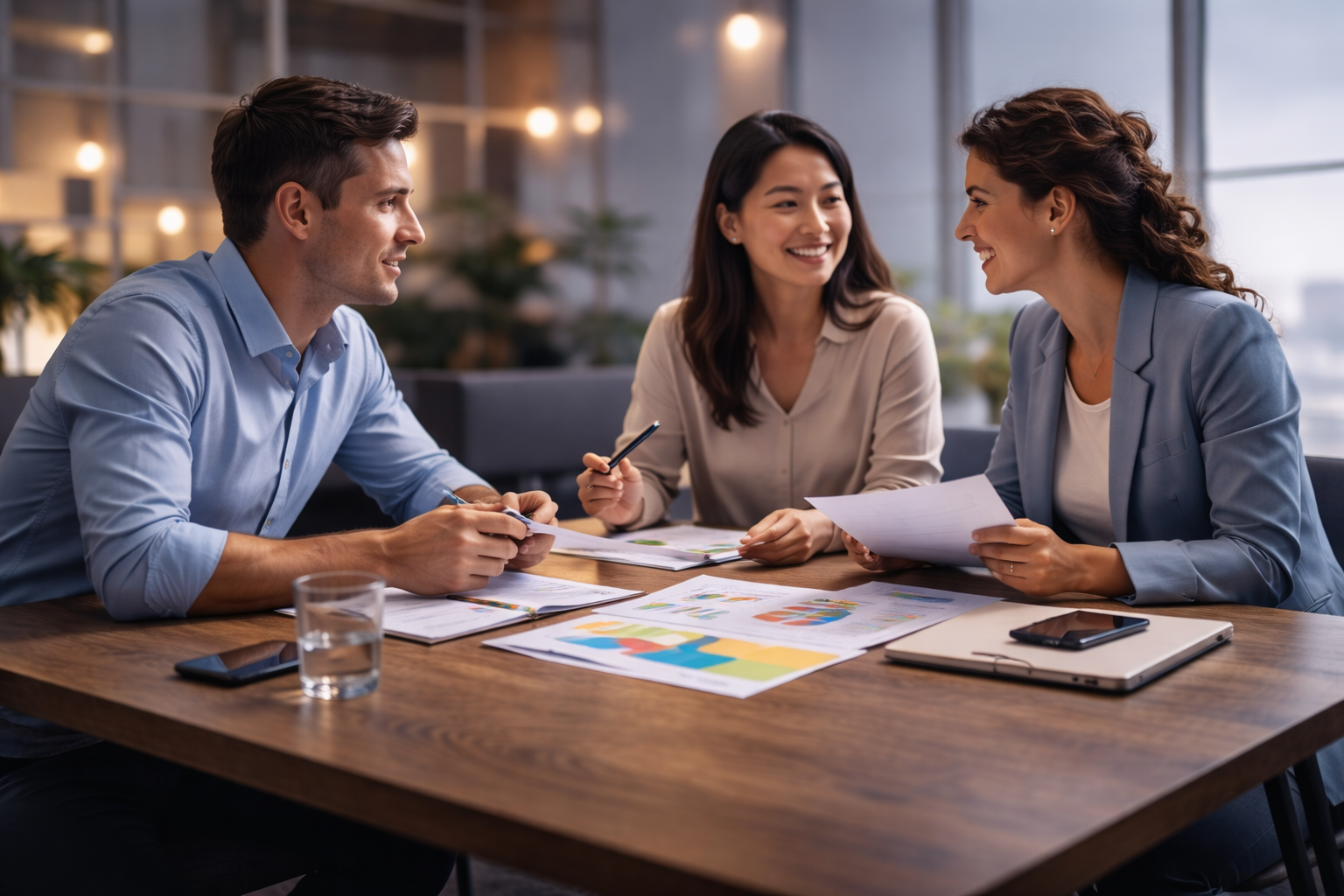 Brand team planning a campaign